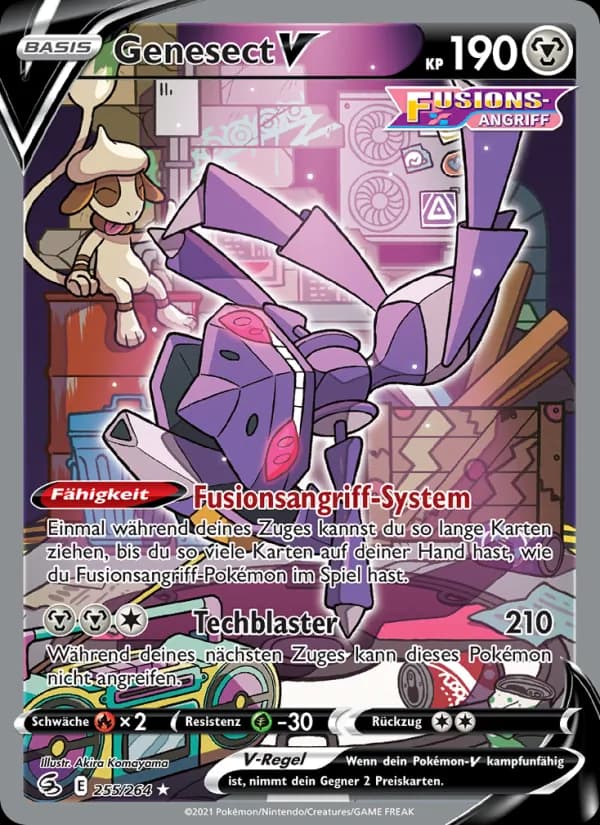 Genesect V card in German