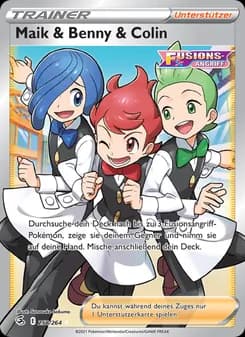Maik & Benny & Colin card in German