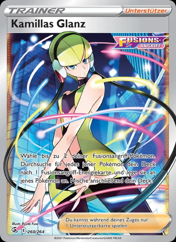 Kamillas Glanz card in German
