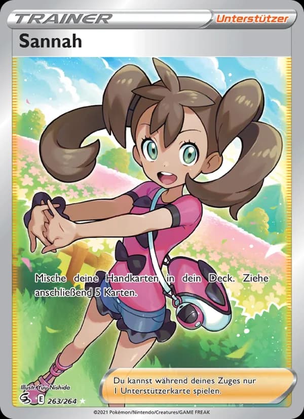 Sannah card in German