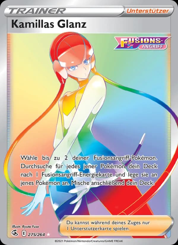 Kamillas Glanz card in German