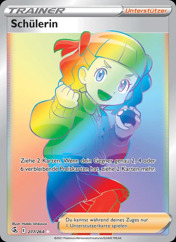Schülerin card in German