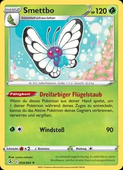 Smettbo card in German