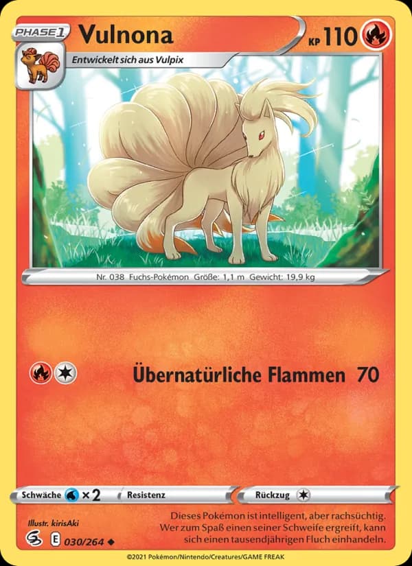 Vulnona card in German