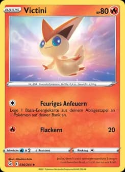 Victini card in German