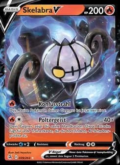 Skelabra V card in German