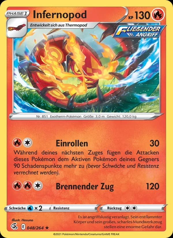Infernopod card in German