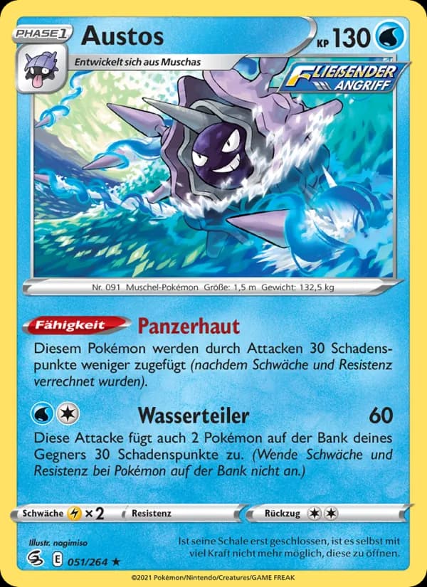 Austos card in German