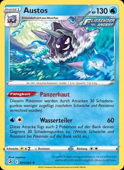 Austos card in German