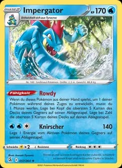 Impergator card in German