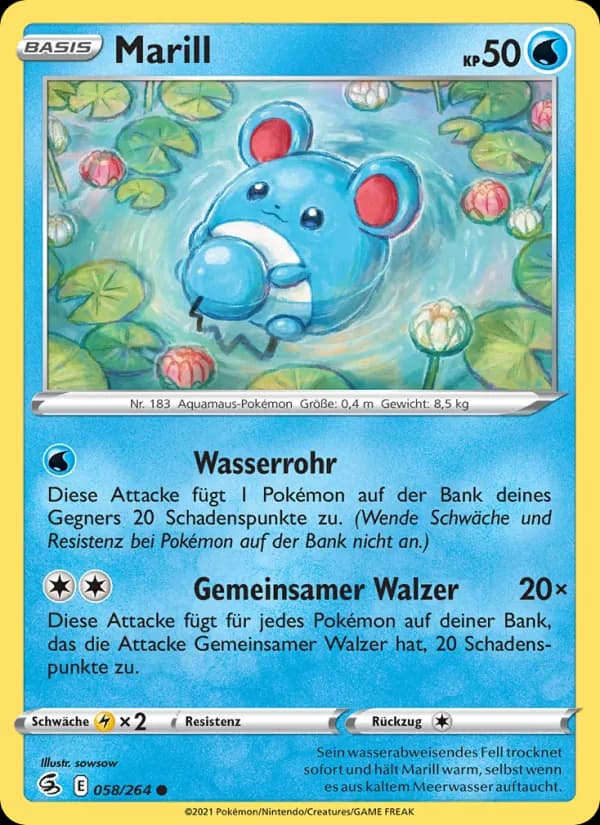Marill card in German
