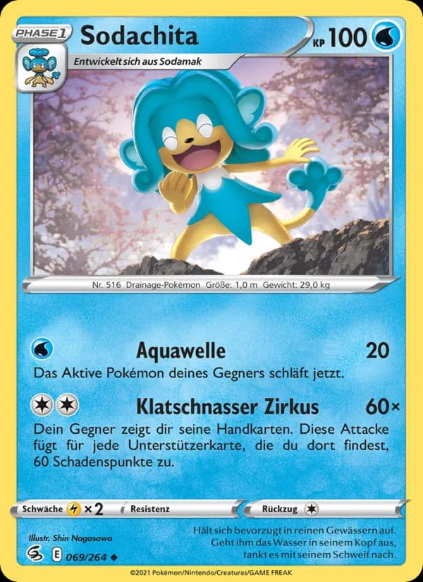Sodachita card in German