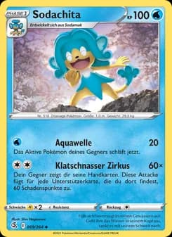 Sodachita card in German