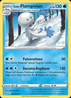 Galar-Flampivian card in German