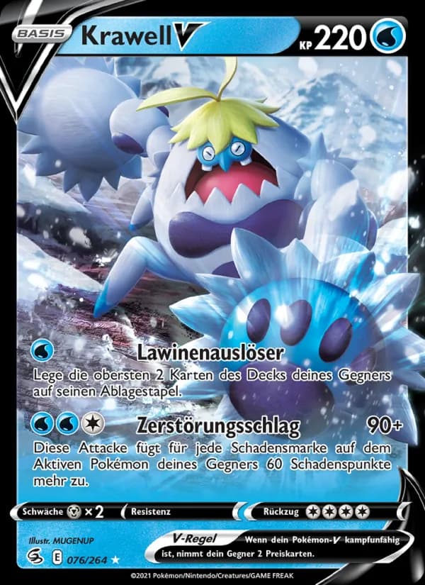 Krawell V card in German