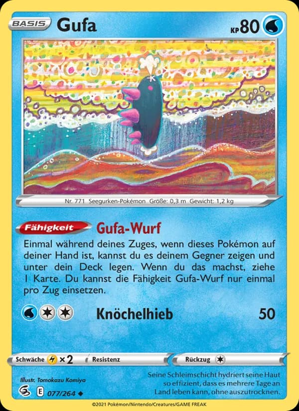 Gufa card in German