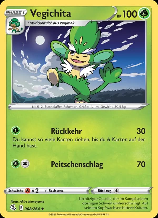 Vegichita card in German