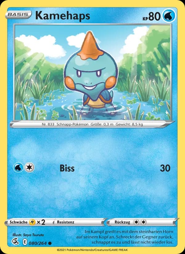 Kamehaps card in German