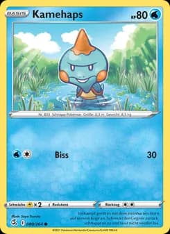 Kamehaps card in German