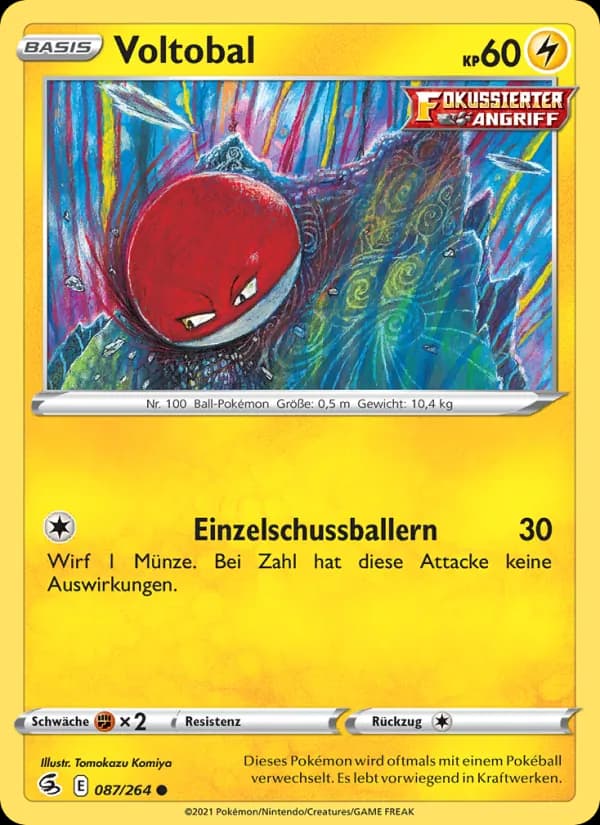 Voltobal card in German