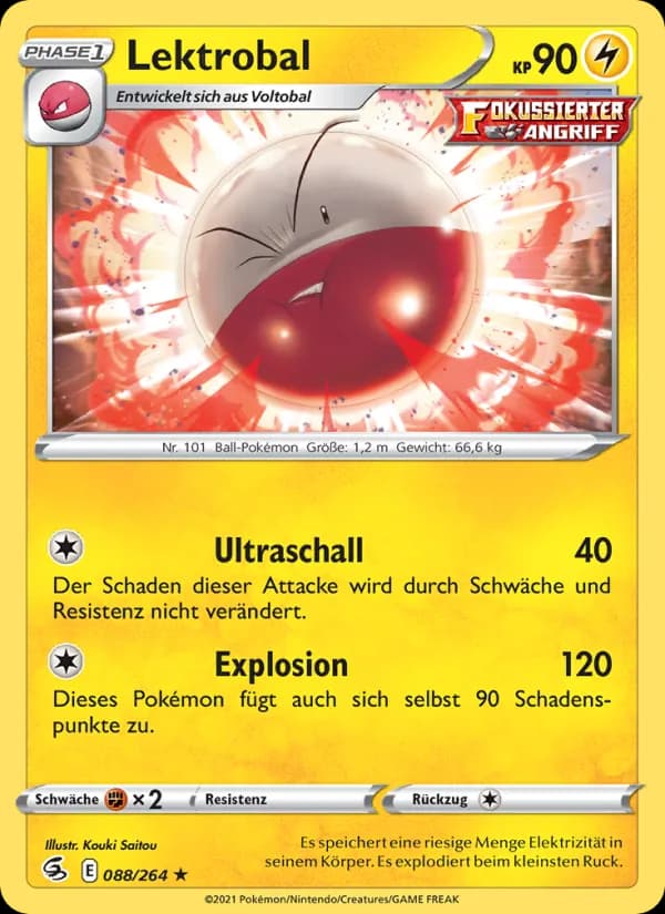 Lektrobal card in German