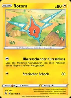 Rotom card in German
