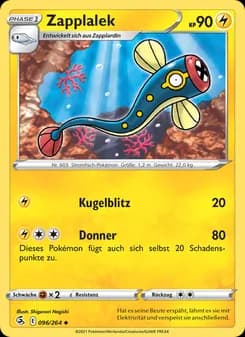 Zapplalek card in German
