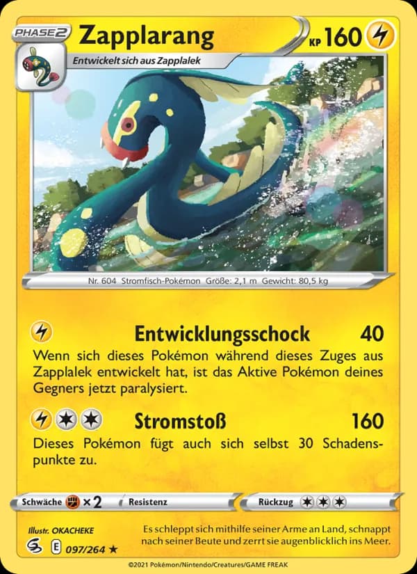 Zapplarang card in German