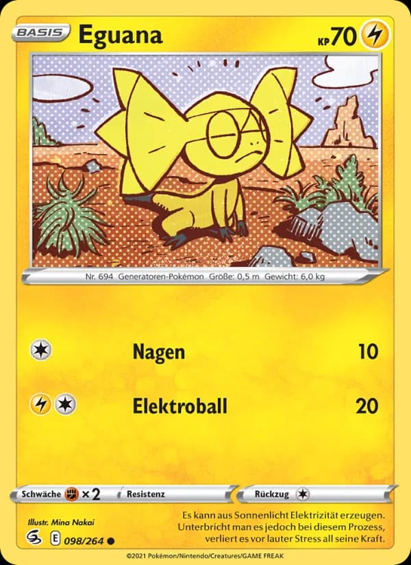 Eguana card in German