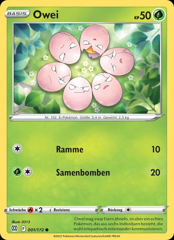 Owei card in German