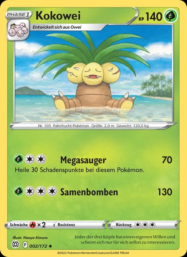 Kokowei card in German