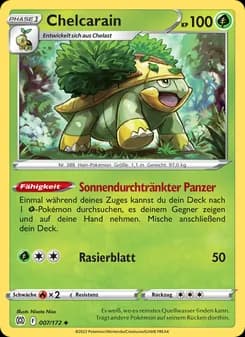 Chelcarain card in German