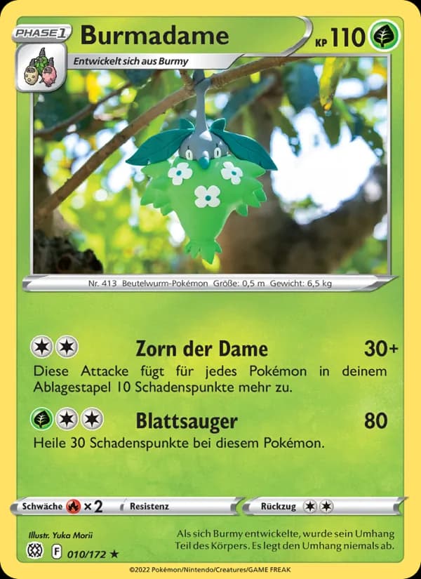 Burmadame card in German