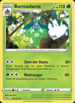 Burmadame card in German