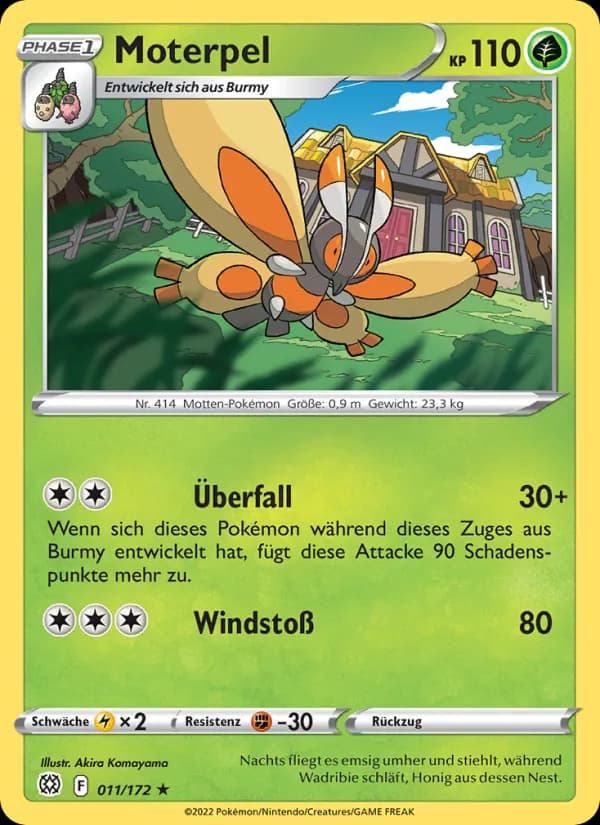 Moterpel card in German
