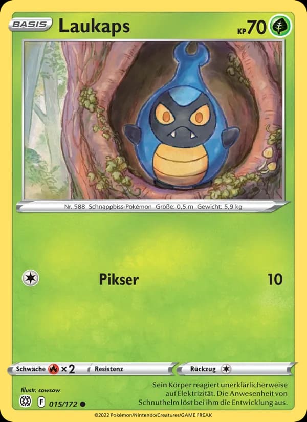 Laukaps card in German