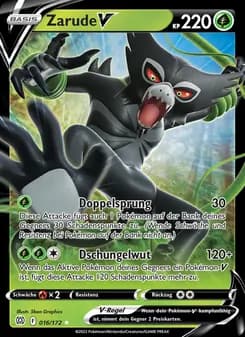 Zarude V card in German