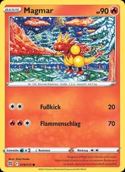 Magmar card in German