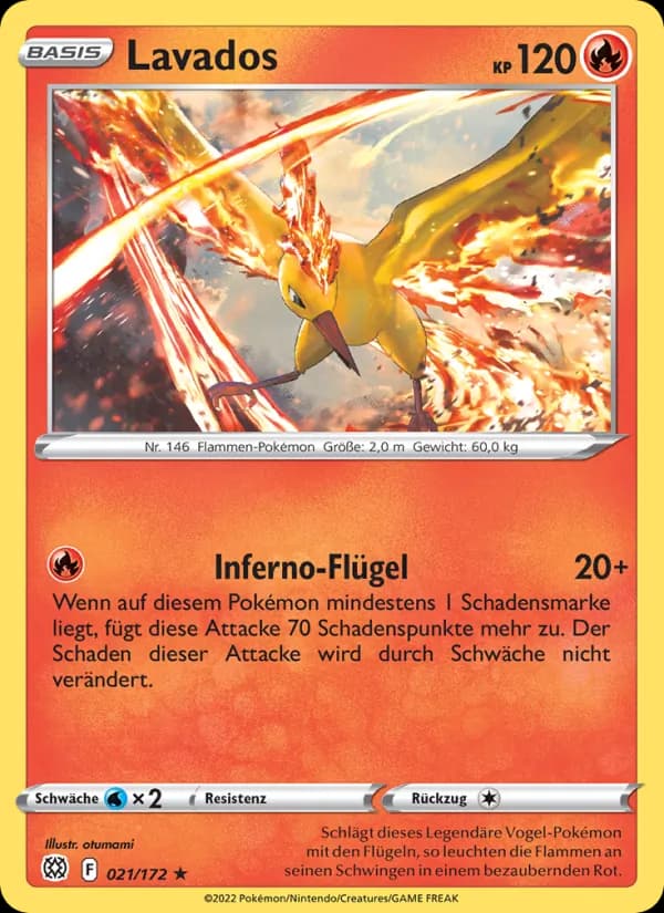 Lavados card in German