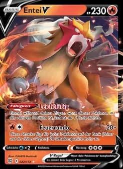 Entei V card in German