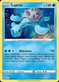 Lapras card in German