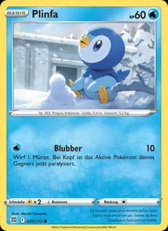 Plinfa card in German