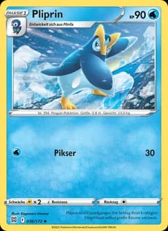 Pliprin card in German