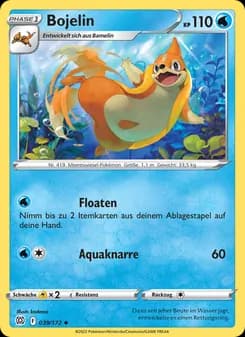 Bojelin card in German