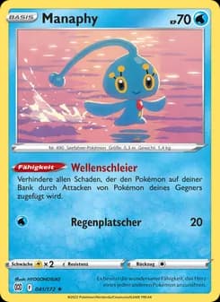 Manaphy card in German