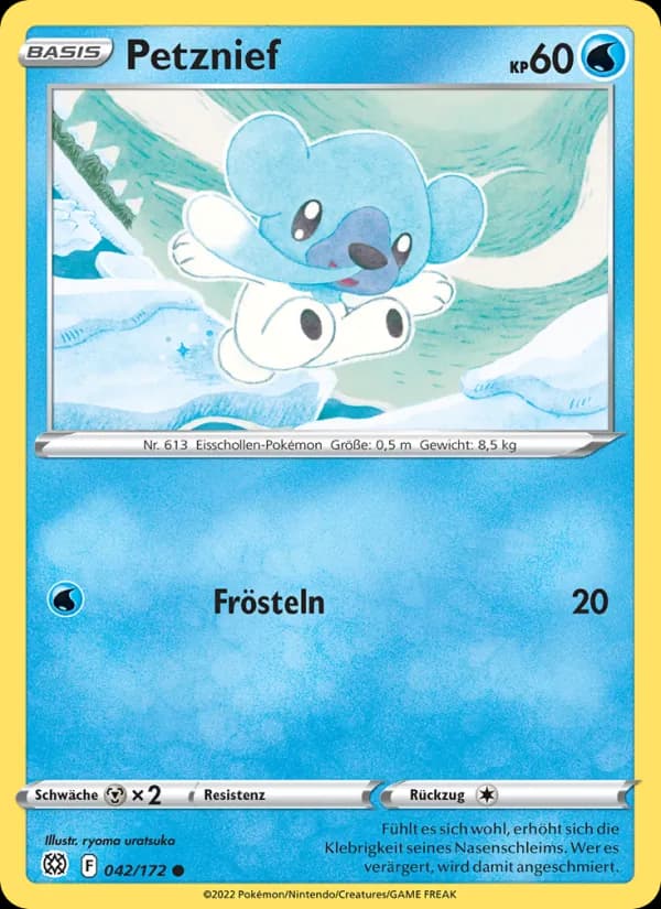 Petznief card in German