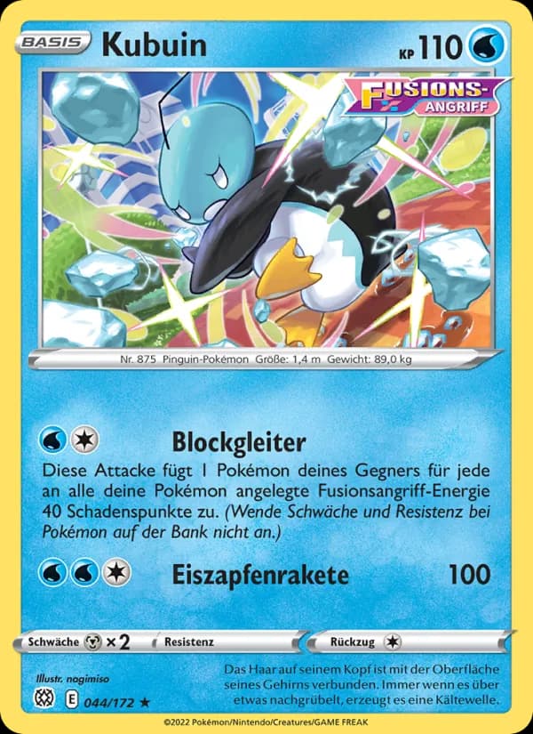 Kubuin card in German