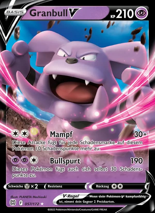 Granbull V card in German