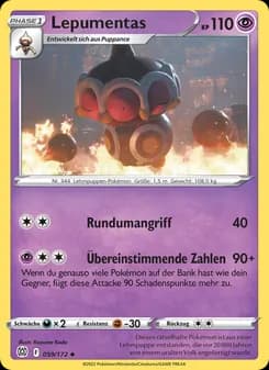 Lepumentas card in German