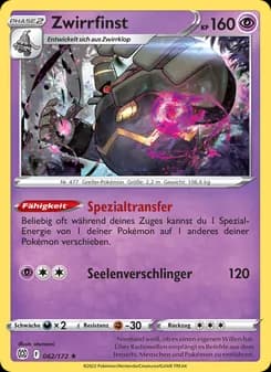 Zwirrfinst card in German